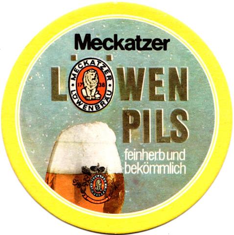 heimenkirch li-by meck sammeln 1a (rund215-lwen pils)